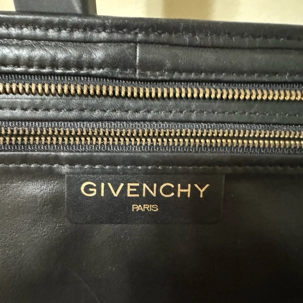 Givenchy Black Leather Portfolio Bag
